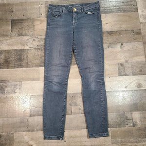 Banana Republic Skinny Jeans Womens 27 Mid-Rise Pockets Rinse Wash Blue Denim